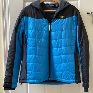 New Balance hooded jacket blue/ navy women’s L